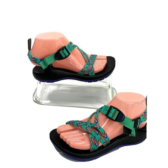 Chaco Sandals Girls Size 4 US ZX/1 Classic Water Hiking Walking - Picture 14 of 15